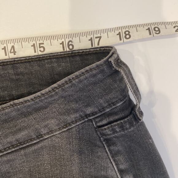 Levi’s 711 Skinny Gray Denim Jean w/Bleach Splatter Mid Rise Slim Fit NWT Sz18WS - Picture 9 of 13